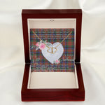 Gift To My Beautiful Girlfriend Valentine Necklace For Soulmate Anniversary Clan MacDuff Hunting Modern Tartan Everlasting Love Necklace,valentine necklace, necklace girlfriend, necklace for wife, cute necklaces for girlfriend, jewelry for girlfriend, to my soulmate necklace, to my future wife necklace,