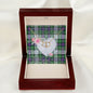 Gift To My Beautiful Girlfriend Valentine Necklace For Soulmate Anniversary Clan MacKenzie Dress Modern Tartan Everlasting Love Necklace,valentine necklace, necklace girlfriend, necklace for wife, cute necklaces for girlfriend, jewelry for girlfriend, to my soulmate necklace, to my future wife necklace,