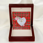 Gift To My Beautiful Girlfriend Valentine Necklace For Soulmate Anniversary Clan MacDonell Of Keppoch Modern Tartan Everlasting Love Necklace,valentine necklace, necklace girlfriend, necklace for wife, cute necklaces for girlfriend, jewelry for girlfriend, to my soulmate necklace, to my future wife necklace,