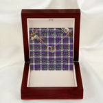 To My Beautiful Soulmate Necklace In Your Eyes I Have Found My Home Clan MacDonald Dress Modern Tartan Forever Love Necklace Tartan Gift for Girlfriend Everlasting Love Necklace