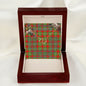To My Beautiful Soulmate Necklace In Your Eyes I Have Found My Home Clan Grierson Tartan Forever Love Necklace Tartan Gift for Girlfriend Everlasting Love Necklace