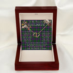 To My Beautiful Soulmate Necklace In Your Eyes I Have Found My Home Clan Morrison Tartan Forever Love Necklace Tartan Gift for Girlfriend Everlasting Love Necklace