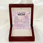 To My Mom Necklace From Son Gift Ideas For Mother's Day Necklace Mother's Day Everlasting Love Necklace