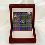 To My Beautiful Soulmate Necklace In Your Eyes I Have Found My Home Clan Glas Tartan Forever Love Necklace Tartan Gift for Girlfriend Everlasting Love Necklace
