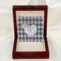 Gift To My Beautiful Girlfriend Valentine Necklace For Soulmate Anniversary Clan MacRae Dress Modern Tartan Everlasting Love Necklace,valentine necklace, necklace girlfriend, necklace for wife, cute necklaces for girlfriend, jewelry for girlfriend, to my soulmate necklace, to my future wife necklace,