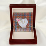 Gift To My Beautiful Girlfriend Valentine Necklace For Soulmate Anniversary Clan Cameron Of Lochiel Ancient Tartan Everlasting Love Necklace,valentine necklace, necklace girlfriend, necklace for wife, cute necklaces for girlfriend, jewelry for girlfriend, to my soulmate necklace, to my future wife necklace,