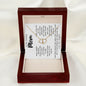 To My Amazing Mom Necklace From Son Little Boy You Taught Me Right Mom Birthday Gift For Her, Mother's Day Everlasting Love Necklace