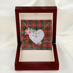 Gift To My Beautiful Girlfriend Valentine Necklace For Soulmate Anniversary Clan Princess Margaret Tartan Everlasting Love Necklace,valentine necklace, necklace girlfriend, necklace for wife, cute necklaces for girlfriend, jewelry for girlfriend, to my soulmate necklace, to my future wife necklace,