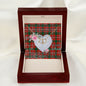 Gift To My Beautiful Girlfriend Valentine Necklace For Soulmate Anniversary Clan Princess Margaret Tartan Everlasting Love Necklace,valentine necklace, necklace girlfriend, necklace for wife, cute necklaces for girlfriend, jewelry for girlfriend, to my soulmate necklace, to my future wife necklace,