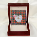 Gift To My Beautiful Girlfriend Valentine Necklace For Soulmate Anniversary Clan Stewart Royal Ancient Tartan Everlasting Love Necklace,valentine necklace, necklace girlfriend, necklace for wife, cute necklaces for girlfriend, jewelry for girlfriend, to my soulmate necklace, to my future wife necklace,