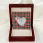 Gift To My Beautiful Girlfriend Valentine Necklace For Soulmate Anniversary Clan Stewart Royal Ancient Tartan Everlasting Love Necklace,valentine necklace, necklace girlfriend, necklace for wife, cute necklaces for girlfriend, jewelry for girlfriend, to my soulmate necklace, to my future wife necklace,