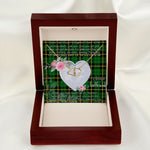 Gift To My Beautiful Girlfriend Valentine Necklace For Soulmate Anniversary Clan Wallace Hunting Tartan Everlasting Love Necklace,valentine necklace, necklace girlfriend, necklace for wife, cute necklaces for girlfriend, jewelry for girlfriend, to my soulmate necklace, to my future wife necklace,