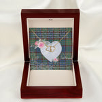 Gift To My Beautiful Girlfriend Valentine Necklace For Soulmate Anniversary Clan Nicolson Hunting Ancient Tartan Everlasting Love Necklace,valentine necklace, necklace girlfriend, necklace for wife, cute necklaces for girlfriend, jewelry for girlfriend, to my soulmate necklace, to my future wife necklace,