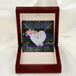 Scotstee Shop - To My Beautiful Girlfriend Valentine Necklace Clan Brodie Hunting Tartan Gift for Girlfriend Everlasting Love Necklace