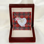 Gift To My Beautiful Girlfriend Valentine Necklace For Soulmate Anniversary Clan MacIver Tartan Everlasting Love Necklace,valentine necklace, necklace girlfriend, necklace for wife, cute necklaces for girlfriend, jewelry for girlfriend, to my soulmate necklace, to my future wife necklace,