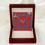 To My Beautiful Soulmate Necklace In Your Eyes I Have Found My Home Clan Rait Tartan Forever Love Necklace Tartan Gift for Girlfriend Everlasting Love Necklace