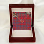 To My Beautiful Soulmate Necklace In Your Eyes I Have Found My Home Clan Rait Tartan Forever Love Necklace Tartan Gift for Girlfriend Everlasting Love Necklace