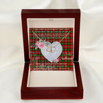 Scotstee Shop - To My Beautiful Girlfriend Valentine Necklace Clan Boyd Tartan Gift for Girlfriend Everlasting Love Necklace