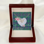 Gift To My Beautiful Girlfriend Valentine Necklace For Soulmate Anniversary Clan Inglis Ancient Tartan Everlasting Love Necklace