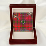 To My Beautiful Soulmate Necklace In Your Eyes I Have Found My Home Clan MacDougall Tartan Forever Love Necklace Tartan Gift for Girlfriend Everlasting Love Necklace