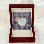 Gift To My Beautiful Girlfriend Valentine Necklace For Soulmate Anniversary Clan Cunningham Dress Blue Tartan Everlasting Love Necklace,valentine necklace, necklace girlfriend, necklace for wife, cute necklaces for girlfriend, jewelry for girlfriend, to my soulmate necklace, to my future wife necklace,