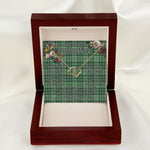 To My Beautiful Soulmate Necklace In Your Eyes I Have Found My Home Clan MacDonald Lord Of The Isles Tartan Everlasting Love Necklace