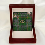 To My Beautiful Soulmate Necklace In Your Eyes I Have Found My Home Clan MacAlpine Modern Tartan Forever Love Necklace Tartan Gift for Girlfriend Everlasting Love Necklace