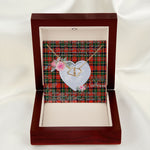 Gift To My Beautiful Girlfriend Valentine Necklace For Soulmate Anniversary Clan Stewart Stuart of Bute Tartan Everlasting Love Necklace,valentine necklace, necklace girlfriend, necklace for wife, cute necklaces for girlfriend, jewelry for girlfriend, to my soulmate necklace, to my future wife necklace,