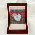 Gift To My Beautiful Girlfriend Valentine Necklace For Soulmate Anniversary Clan Robertson Weathered Tartan Everlasting Love Necklace,valentine necklace, necklace girlfriend, necklace for wife, cute necklaces for girlfriend, jewelry for girlfriend, to my soulmate necklace, to my future wife necklace,