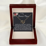 To My Bonus Mom Necklace, Thank You For Everything Mother's Day Gift For Mom Mother's Day Everlasting Love Necklace