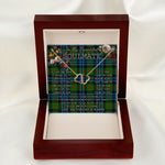 To My Beautiful Soulmate Necklace In Your Eyes I Have Found My Home Clan Newlands Tartan Everlasting Love Necklace