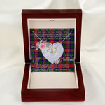 Gift To My Beautiful Girlfriend Valentine Necklace For Soulmate Anniversary Clan Riddell Tartan Everlasting Love Necklace,valentine necklace, necklace girlfriend, necklace for wife, cute necklaces for girlfriend, jewelry for girlfriend, to my soulmate necklace, to my future wife necklace,