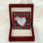 Gift To My Beautiful Girlfriend Valentine Necklace For Soulmate Anniversary Clan Riddell Tartan Everlasting Love Necklace,valentine necklace, necklace girlfriend, necklace for wife, cute necklaces for girlfriend, jewelry for girlfriend, to my soulmate necklace, to my future wife necklace,