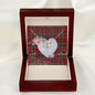 Gift To My Beautiful Girlfriend Valentine Necklace For Soulmate Anniversary Clan Lindsay Tartan Everlasting Love Necklace,valentine necklace, necklace girlfriend, necklace for wife, cute necklaces for girlfriend, jewelry for girlfriend, to my soulmate necklace, to my future wife necklace,