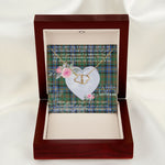 Gift To My Beautiful Girlfriend Valentine Necklace For Soulmate Anniversary Clan Cochrane Ancient Tartan Everlasting Love Necklace,valentine necklace, necklace girlfriend, necklace for wife, cute necklaces for girlfriend, jewelry for girlfriend, to my soulmate necklace, to my future wife necklace,