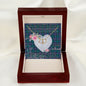 Gift To My Beautiful Girlfriend Valentine Necklace For Soulmate Anniversary Clan Sandilands Tartan Everlasting Love Necklace,valentine necklace, necklace girlfriend, necklace for wife, cute necklaces for girlfriend, jewelry for girlfriend, to my soulmate necklace, to my future wife necklace,