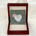 Gift To My Beautiful Girlfriend Valentine Necklace For Soulmate Anniversary Clan MacKinnon Hunting Ancient Tartan Everlasting Love Necklace,valentine necklace, necklace girlfriend, necklace for wife, cute necklaces for girlfriend, jewelry for girlfriend, to my soulmate necklace, to my future wife necklace,