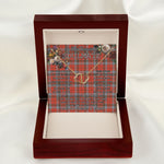 To My Beautiful Soulmate Necklace In Your Eyes I Have Found My Home Clan Robertson Weathered Tartan Forever Love Necklace Tartan Gift for Girlfriend Everlasting Love Necklace