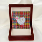 Gift To My Beautiful Girlfriend Valentine Necklace For Soulmate Anniversary Clan Ogilvie Of Airlie Ancient Tartan Everlasting Love Necklace,valentine necklace, necklace girlfriend, necklace for wife, cute necklaces for girlfriend, jewelry for girlfriend, to my soulmate necklace, to my future wife necklace,