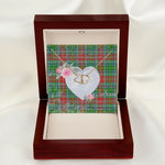 Gift To My Beautiful Girlfriend Valentine Necklace For Soulmate Anniversary Clan Muirhead Tartan Everlasting Love Necklace,valentine necklace, necklace girlfriend, necklace for wife, cute necklaces for girlfriend, jewelry for girlfriend, to my soulmate necklace, to my future wife necklace,
