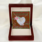 Gift To My Beautiful Girlfriend Valentine Necklace For Soulmate Anniversary Clan Lennox Tartan Everlasting Love Necklace
