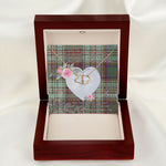Gift To My Beautiful Girlfriend Valentine Necklace For Soulmate Anniversary Clan MacAndrew Tartan Everlasting Love Necklace,valentine necklace, necklace girlfriend, necklace for wife, cute necklaces for girlfriend, jewelry for girlfriend, to my soulmate necklace, to my future wife necklace,