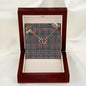To My Beautiful Soulmate Necklace In Your Eyes I Have Found My Home Clan MacFarlane Tartan Forever Love Necklace Tartan Gift for Girlfriend Everlasting Love Necklace