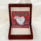 Gift To My Beautiful Girlfriend Valentine Necklace For Soulmate Anniversary Clan MacKillop Tartan Everlasting Love Necklace,valentine necklace, necklace girlfriend, necklace for wife, cute necklaces for girlfriend, jewelry for girlfriend, to my soulmate necklace, to my future wife necklace,