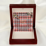 To My Beautiful Soulmate Necklace In Your Eyes I Have Found My Home Clan Renton Tartan Forever Love Necklace Tartan Gift for Girlfriend Everlasting Love Necklace
