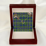 To My Beautiful Soulmate Necklace In Your Eyes I Have Found My Home Clan Monteith Hunting Tartan Forever Love Necklace Tartan Gift for Girlfriend Everlasting Love Necklace