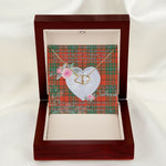 Gift To My Beautiful Girlfriend Valentine Necklace For Soulmate Anniversary Clan MacAulay Ancient Tartan Everlasting Love Necklace,valentine necklace, necklace girlfriend, necklace for wife, cute necklaces for girlfriend, jewelry for girlfriend, to my soulmate necklace, to my future wife necklace,