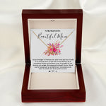 Mother-In-Law Necklace, Necklace Gift For Boyfriend's Mom, To My Boyfriend's Mom Gift, Future Mother-In-Law