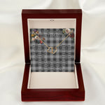 To My Beautiful Soulmate Necklace In Your Eyes I Have Found My Home Clan Grey Douglas Tartan Forever Love Necklace Tartan Gift for Girlfriend Everlasting Love Necklace