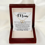 To My Loving Mom - Important Person In My Life Mother's Day Gift From Son Necklace, Mother's Day Everlasting Love Necklace